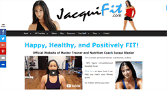 Desktop Screenshot of jacquifit.com