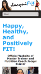 Mobile Screenshot of jacquifit.com